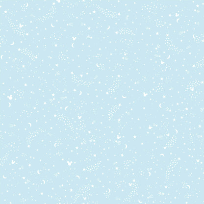 York Wallcoverings Disney Kids Vol. 4 Disney Mickey Mouse Star Teal Wallpaper  Children and Nursery Blues   - DI0986