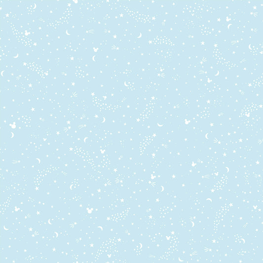 York Wallcoverings Disney Kids Vol. 4 Disney Mickey Mouse Star Teal Wallpaper  Children and Nursery Blues   - DI0986