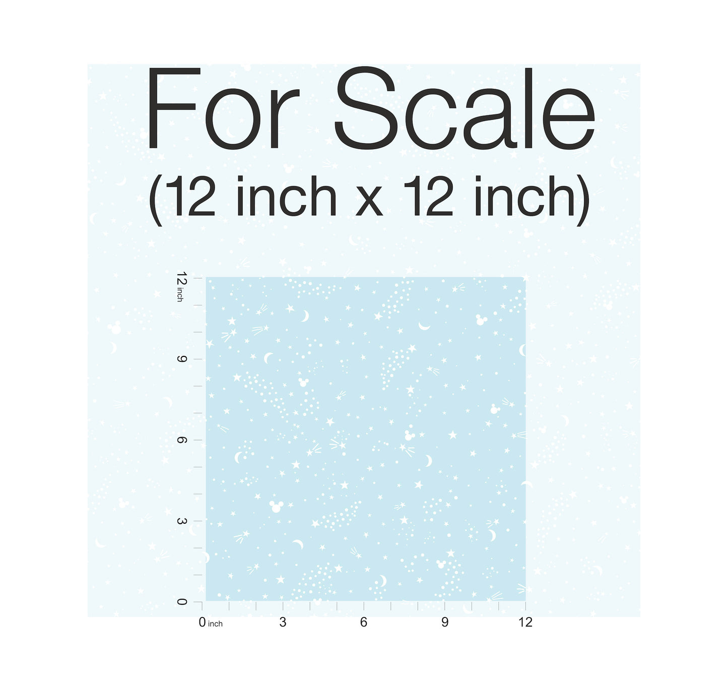 York Wallcoverings Disney Kids Vol. 4 Disney Mickey Mouse Star Teal Wallpaper  Children and Nursery Blues   - DI0986