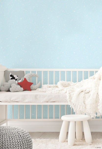 York Wallcoverings Disney Kids Vol. 4 Disney Mickey Mouse Star Teal Wallpaper  Children and Nursery Blues   - DI0986