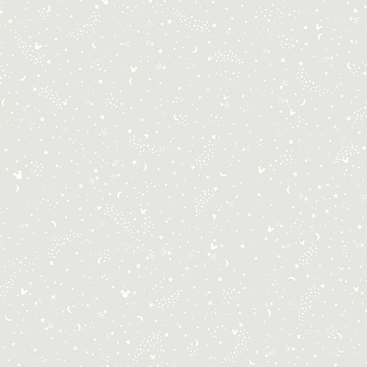 York Wallcoverings Disney Kids Vol. 4 Disney Mickey Mouse Star Grey Wallpaper  Children and Nursery Greys   - DI0987