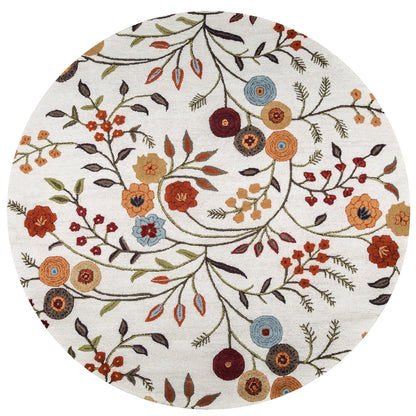 Contemporary 10' round rug