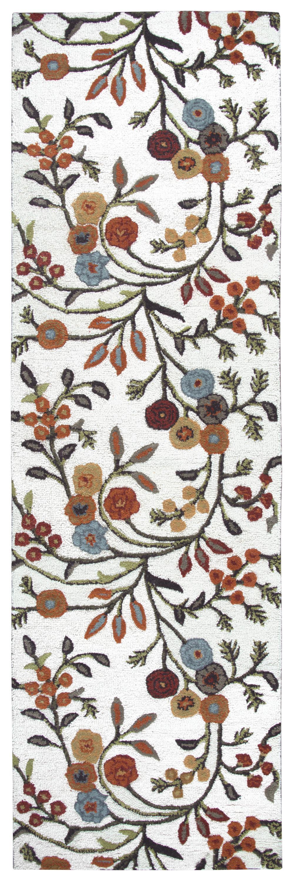 Contemporary rug, 2' x 8' runner.