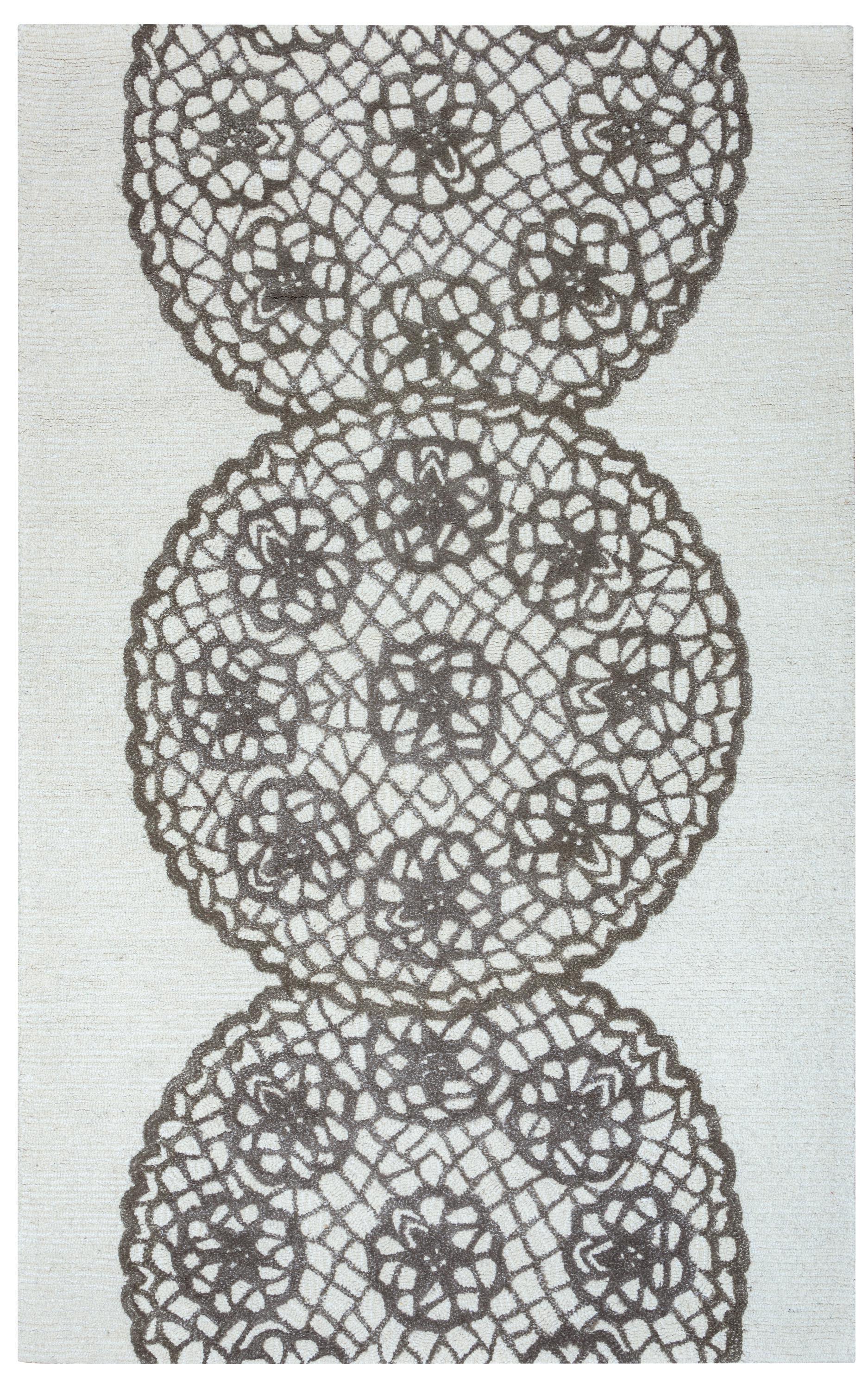 Transitional rug, 10' x 14'.
