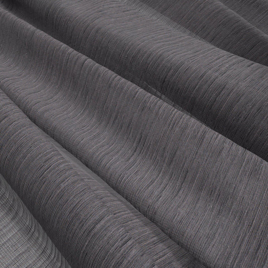 JF FABRICS DIPLOMAT 98 J9691 Fabric Strie, Transitional Dark Grey  Sheer, Wide Width, Double Width - 10050098