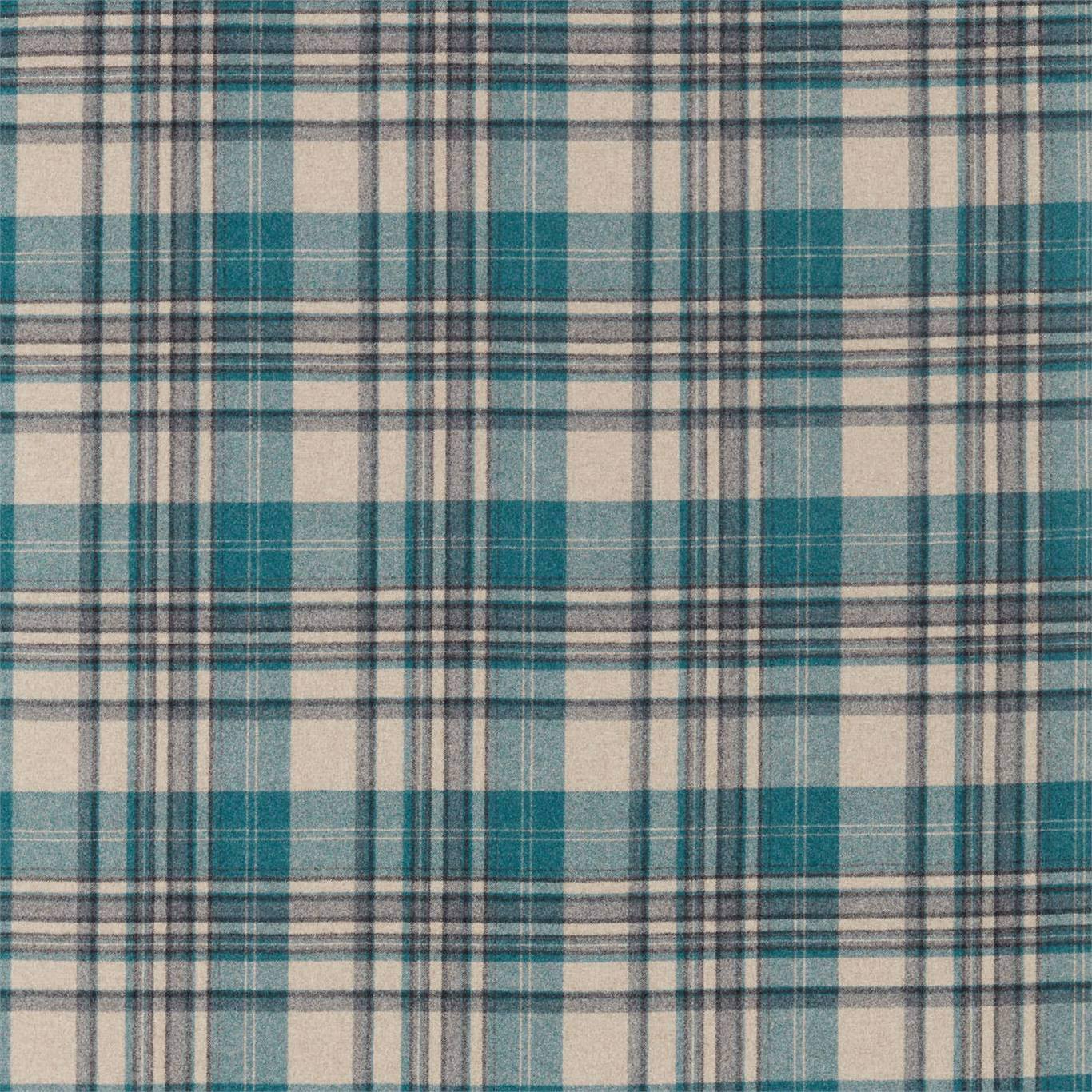 SANDERSON Bryndle Check  Fabric Checks Chasm   - DISW236735