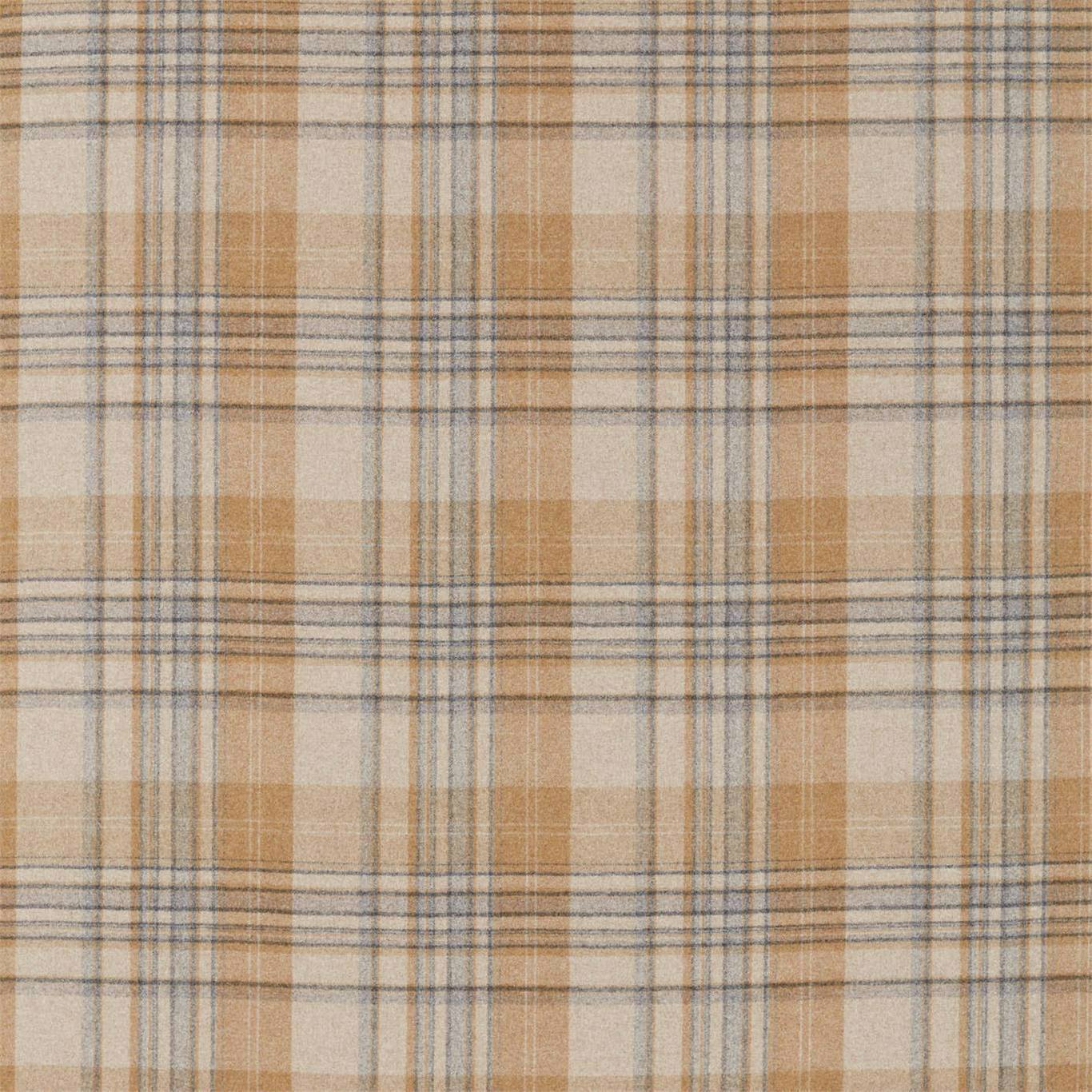 SANDERSON Bryndle Check  Fabric Checks Honey,Grey   - DISW236737