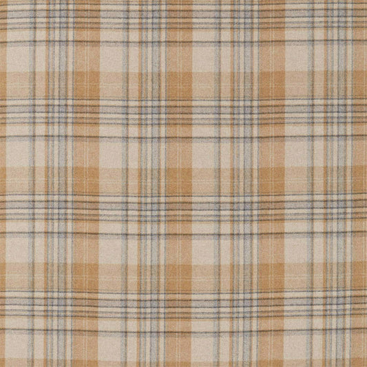SANDERSON Bryndle Check  Fabric Checks Honey,Grey   - DISW236737