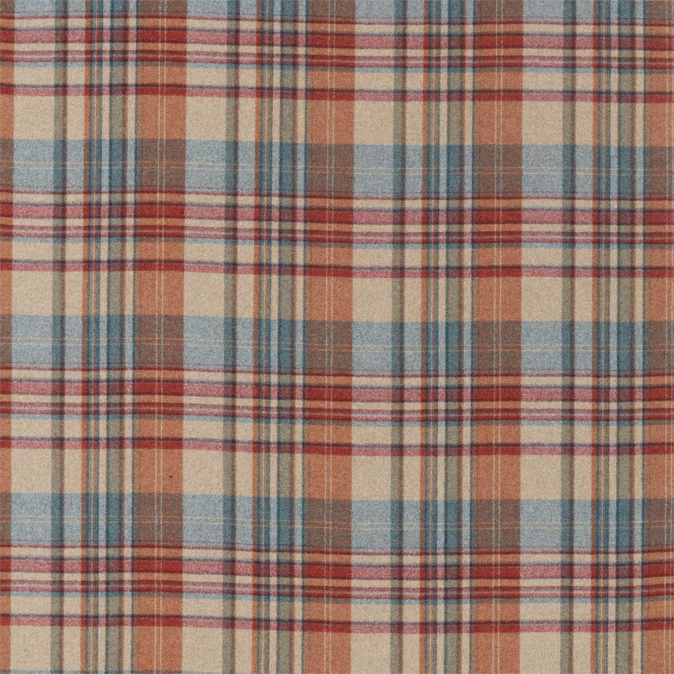 SANDERSON Bryndle Check  Fabric Checks Russet,Amber   - DISW236738