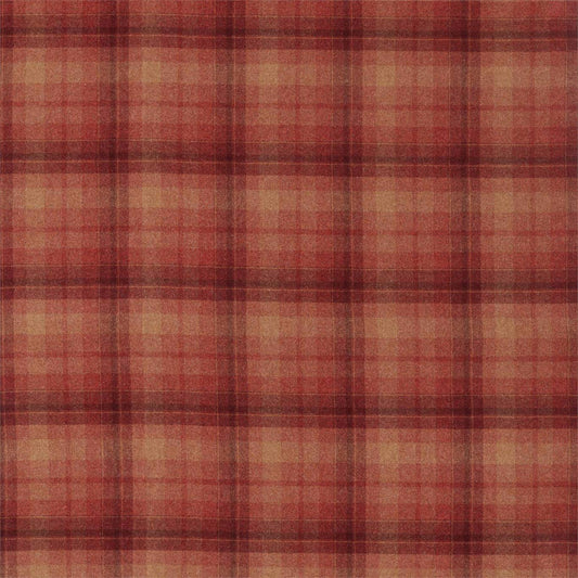 SANDERSON Samphrey Check Fabric Checks Russet   - DISW236748