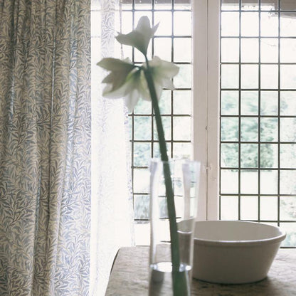 MORRIS & CO Willow Boughs Fabric Leaves , Trees Cream,Pale Green   - DJA1WB203