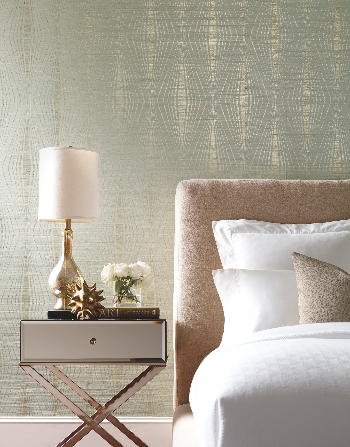 York Wallcoverings Candice Olson Natural Splendor Radiant Gold Wallpaper  Grasscloth Neutrals   - DL2933