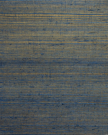 York Wallcoverings Candice Olson Natural Splendor Plain Sisal Indigo and Gold Wallpaper  Sisal Blues   - DL2959