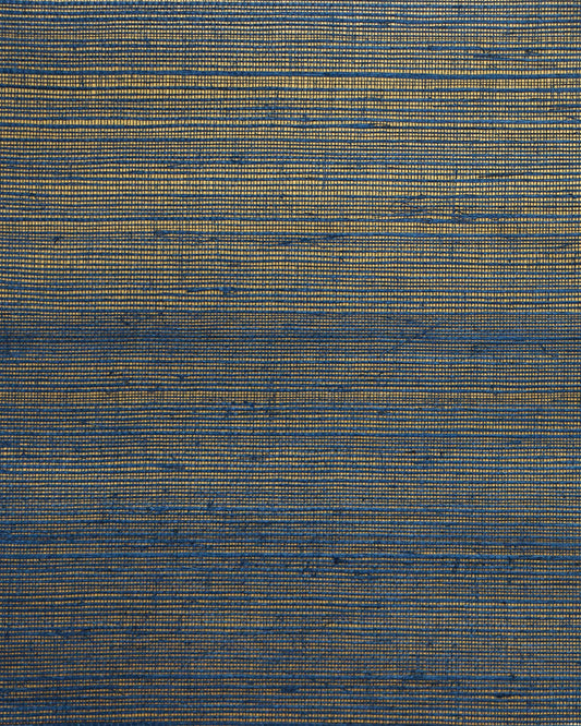 York Wallcoverings Candice Olson Natural Splendor Plain Sisal Indigo and Gold Wallpaper  Sisal Blues   - DL2959