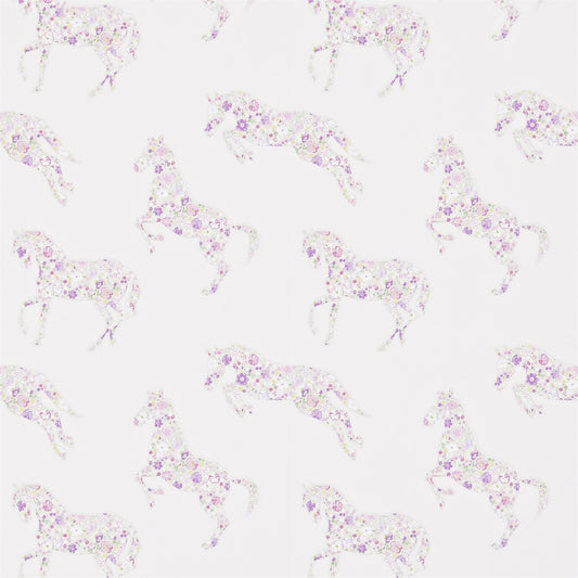 SANDERSON OUTLET Pretty Ponies Wallpaper Kids Lavender   - DLIT214034