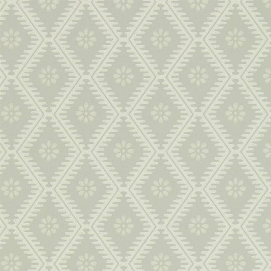 SANDERSON Witney Daisy Wallpaper Geometric Lagoon  Surface- Printed Wallpaper - DLMW216873