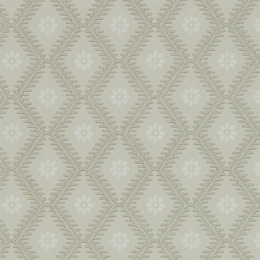 SANDERSON Witney Daisy Wallpaper Geometric Birch  Surface- Printed Wallpaper - DLMW216874