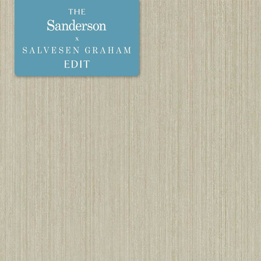 SANDERSON Osney Wallpaper Plains , Textures Linen  Gravure - Wide Width Printed Wallpaper - DLMW216894