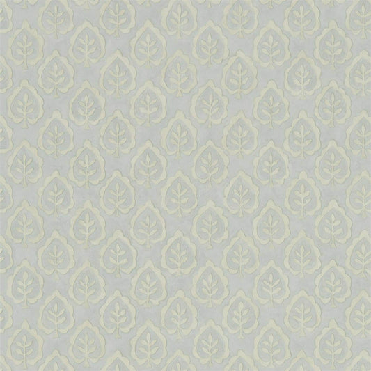 SANDERSON Fencott Wallpaper Leaves , Trees Grey  Gravure Printed Wallpaper - DLMW216897