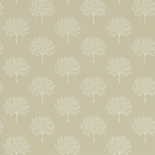 SANDERSON Marcham Wallpaper Leaves , Trees Country Linen  Rotary Printed Wallpaper - DLMW216903