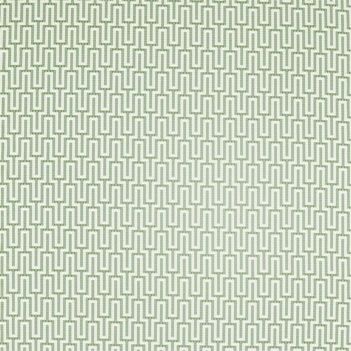 SANDERSON Linnean  Fabric Geometric Botanical Green   - DLNC236784