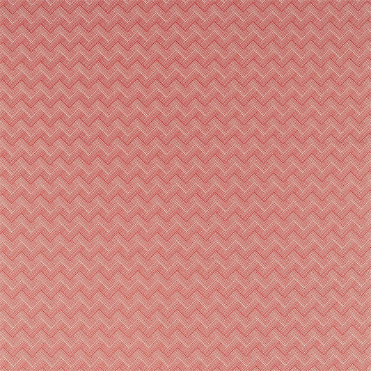 SANDERSON Nelson Fabric Abstract , Graphic Bengal Red   - DLNC236796