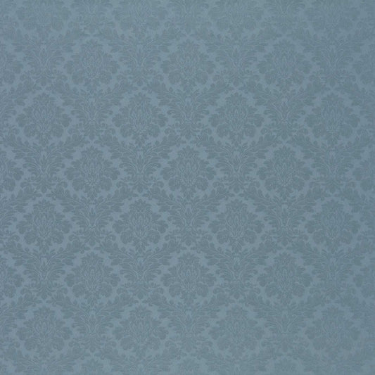 SANDERSON Lymington Damask Fabric Damasks Mid Blue   - DLYM232605