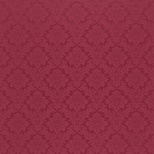 SANDERSON Lymington Damask Fabric Damasks Redcurrant   - DLYM232608