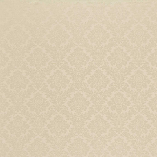 SANDERSON Lymington Damask Fabric Damasks Pale Linen   - DLYM232609