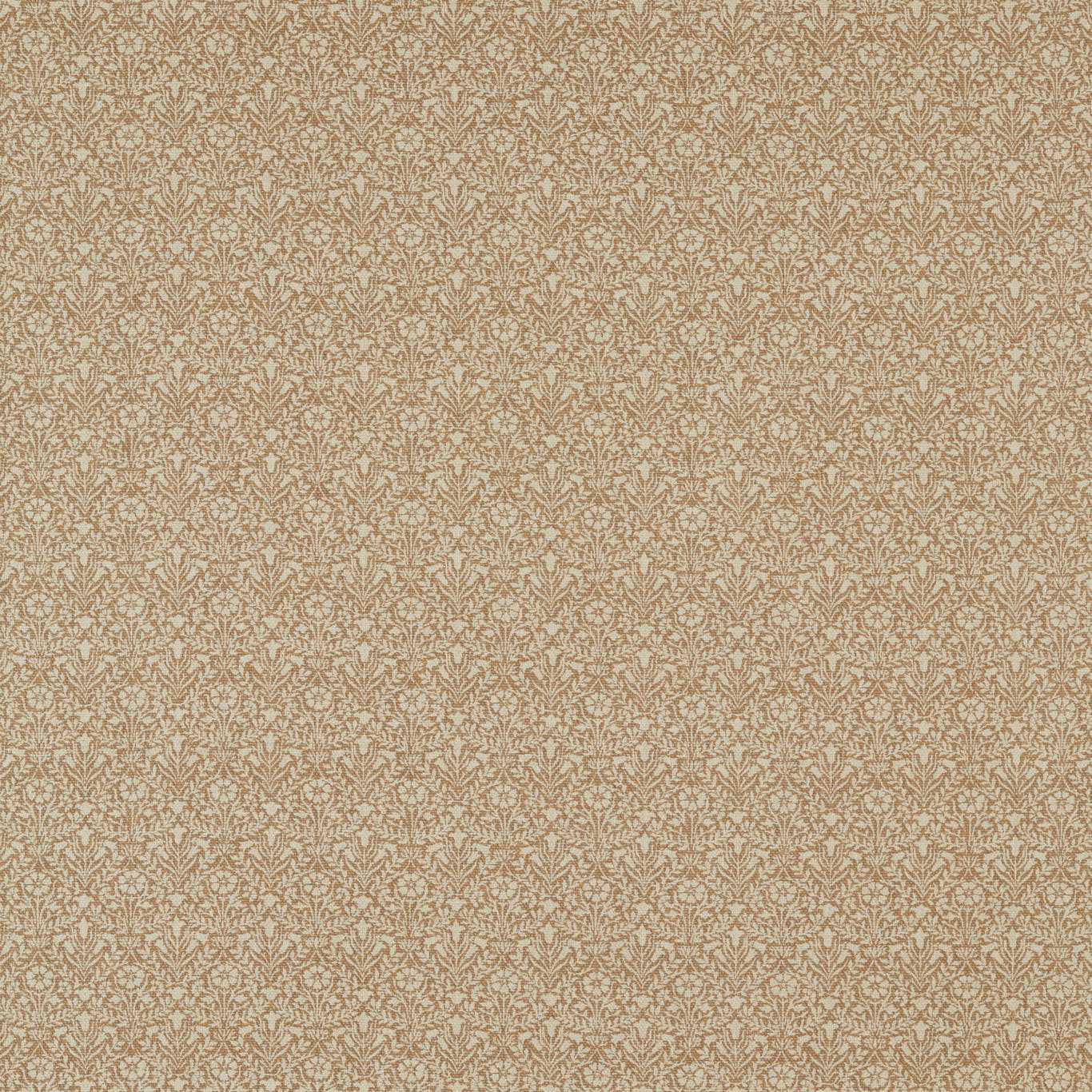 MORRIS & CO Bellflowers Fabric Classic Floral Wheat   - DM4U236524