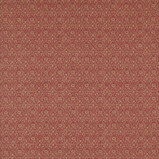 MORRIS & CO Bellflowers Fabric Classic Floral Russet   - DM4U236527