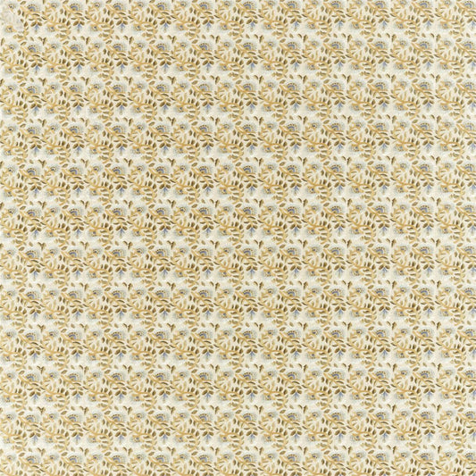 MORRIS & CO Wardle Embroidery Fabric Classic Floral Bayleaf , Manilla   - DM5F236820