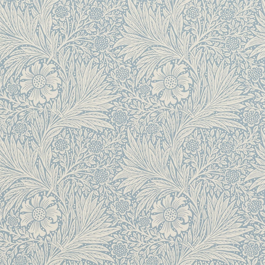 MORRIS & CO Marigold Wallpaper Contemporary, Floral Wedgwood  Surflex-Printed Wallpaper - DM6P210368