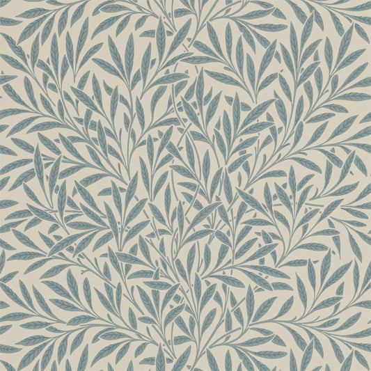 MORRIS & CO Willow Wallpaper Leaves , Trees Slate  Surflex-Printed Wallpaper - DM6P210382