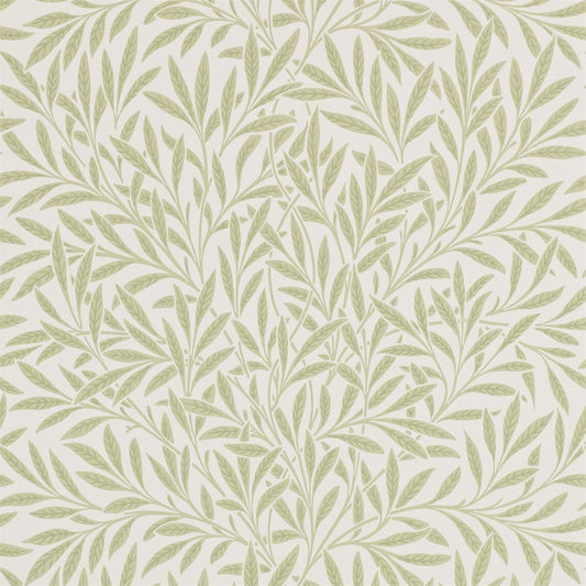 MORRIS & CO Willow Wallpaper Leaves , Trees Olive  Surflex-Printed Wallpaper - DM6P210383