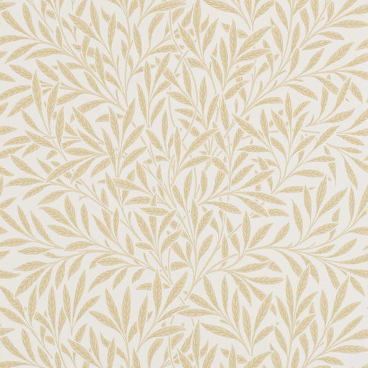 MORRIS & CO Willow Wallpaper Leaves , Trees Buff  Surflex-Printed Wallpaper - DM6P210385