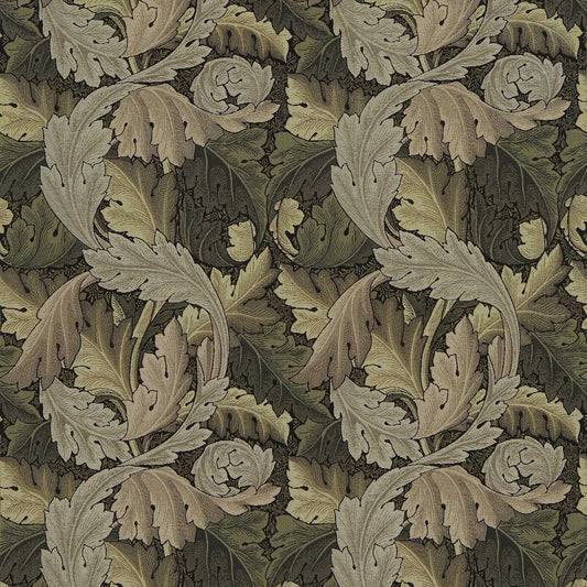 MORRIS & CO Acanthus Tapestry Fabric Leaves , Trees Forest,Hemp   - DM6W230273