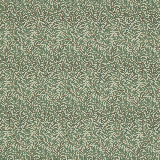 MORRIS & CO Willow Bough Fabric Leaves , Trees Forest,Thyme   - DM6W230289