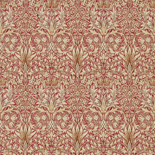 MORRIS & CO Snakeshead Wallpaper Classic Floral Madder,Gold  Gravure - Wide Width Printed Wallpaper - DMA4216426