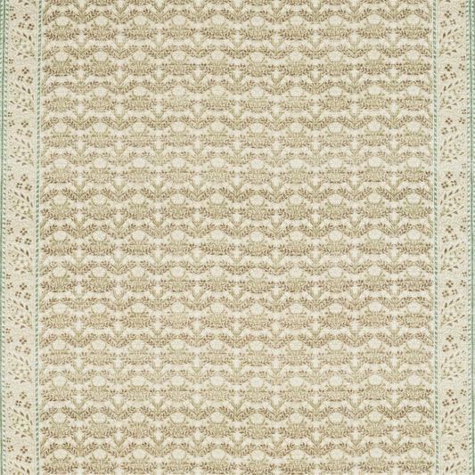 MORRIS & CO Morris Bellflowers Fabric Classic Floral Fennel,Grey   - DMA4226404