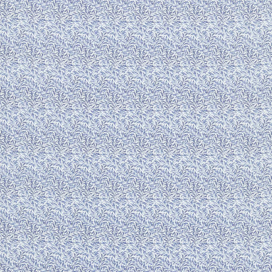 MORRIS & CO Willow Bough Minor Fabric Leaves , Trees Blue   - DMC1W2204