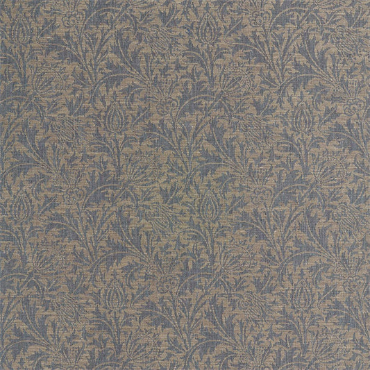 MORRIS & CO Thistle Weave Fabric Leaves , Trees Slate   - DMLF236845