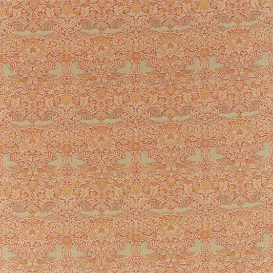 MORRIS & CO Bird Weave Fabric Birds Brick   - DMLF236846