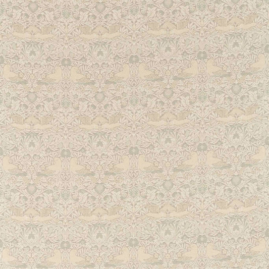 MORRIS & CO Bird Weave Fabric Birds Mineral   - DMLF236847