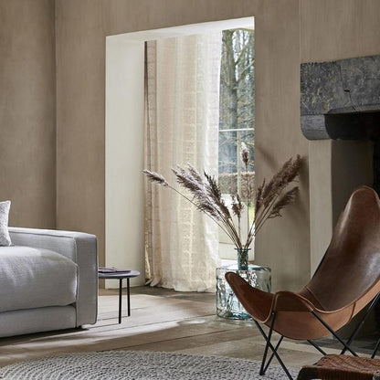 MORRIS & CO Pure Scroll Embroidery Fabric Other Linen   - DMPN236612