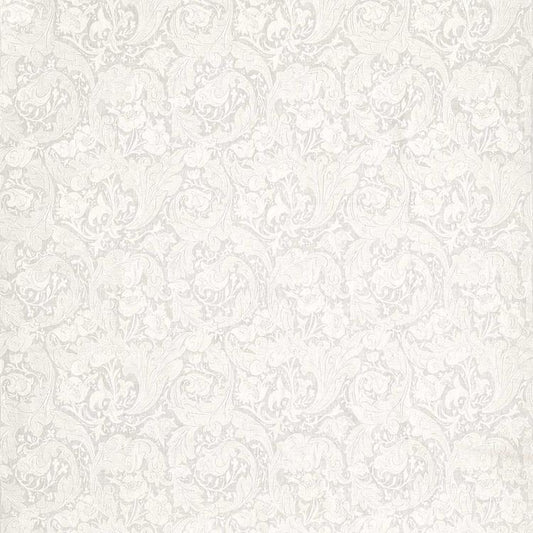 MORRIS & CO Pure Bachelors Button Embroidery  Fabric Classic Floral Grey Blue   - DMPN236615