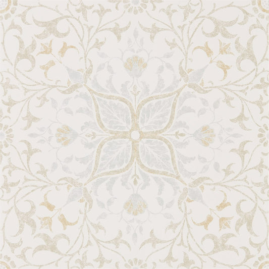 MORRIS & CO Pure Net Ceiling Wallpaper Other Cream,Eggshell  Gravure Printed Wallpaper - DMPU216038
