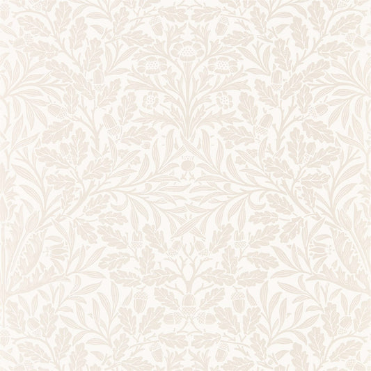 MORRIS & CO Pure Net Ceiling Wallpaper Classic Floral Ivory,Pearl  Rotary Printed Wallpaper - DMPU216044