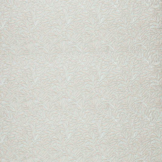 MORRIS & CO Pure Willow Boughs Embroidery  Fabric Leaves , Trees Wild Mint   - DMPU236067