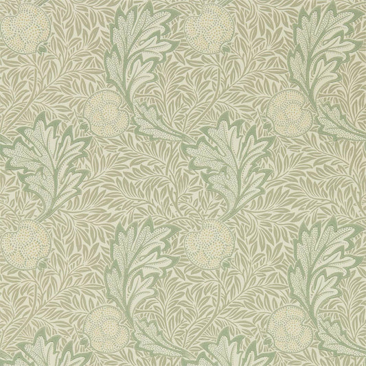 MORRIS & CO Apple Wallpaper Classic Floral Bay Leaf  Surflex-Printed Wallpaper - DMSW216689
